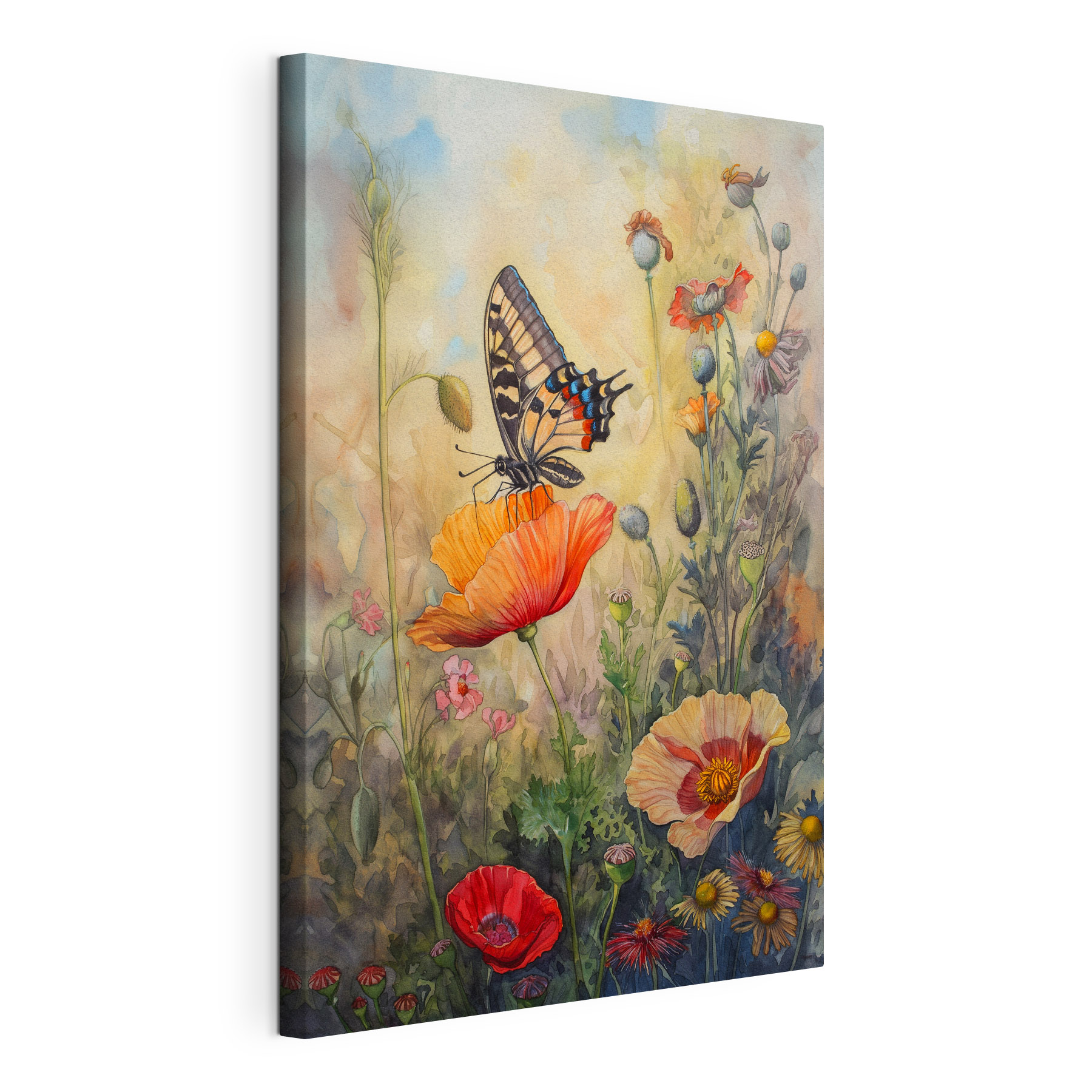 A butterfly on a flower A butterfly on a flower