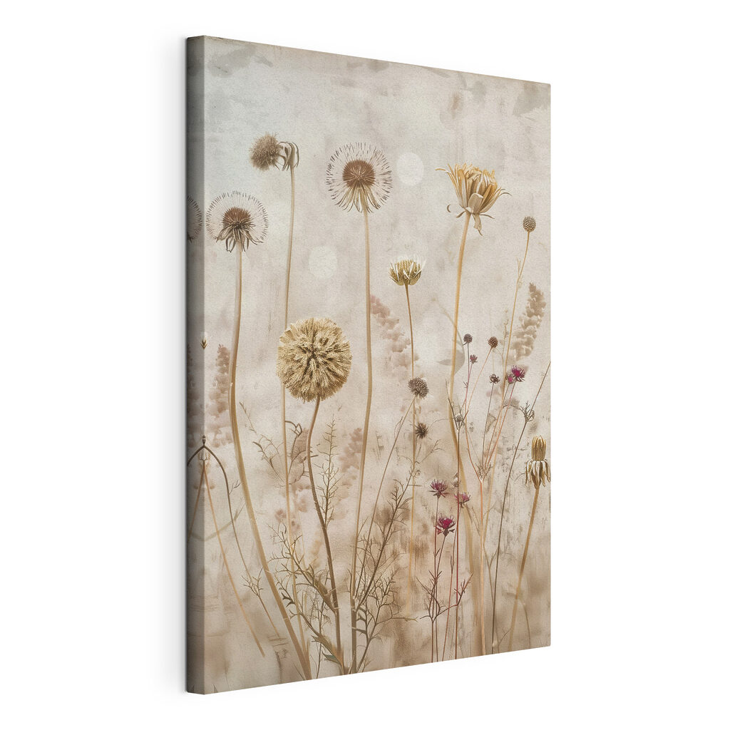 A group of flowers and plants