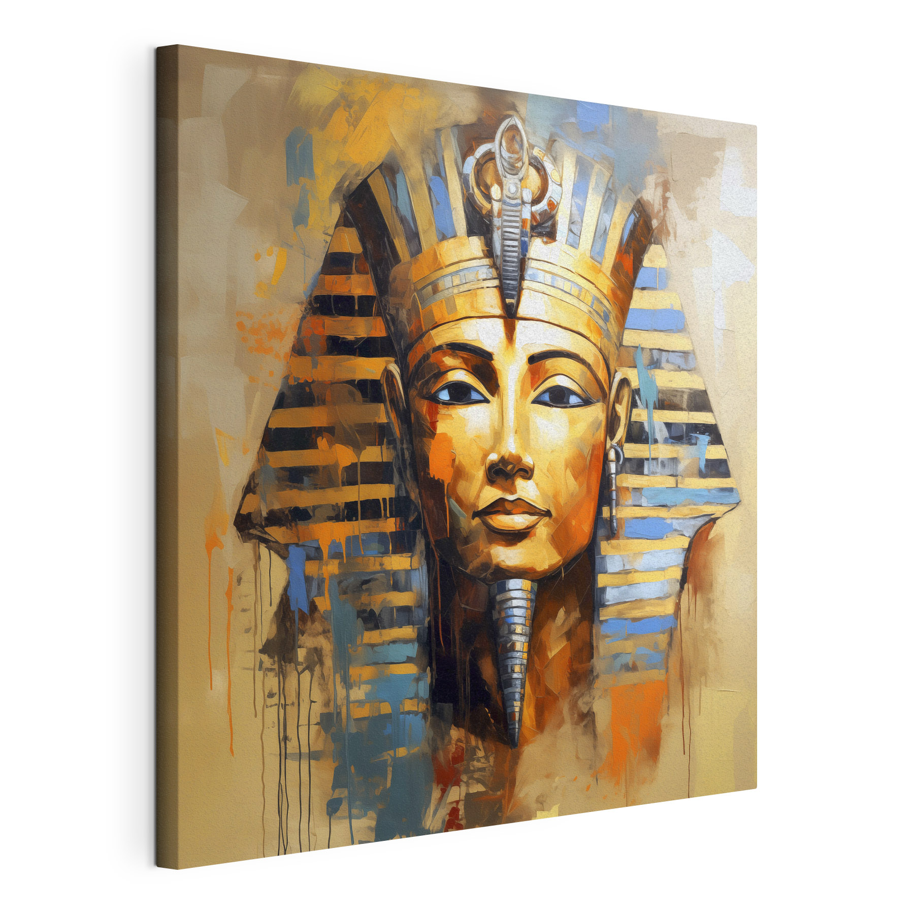 A painting of a egyptian queen