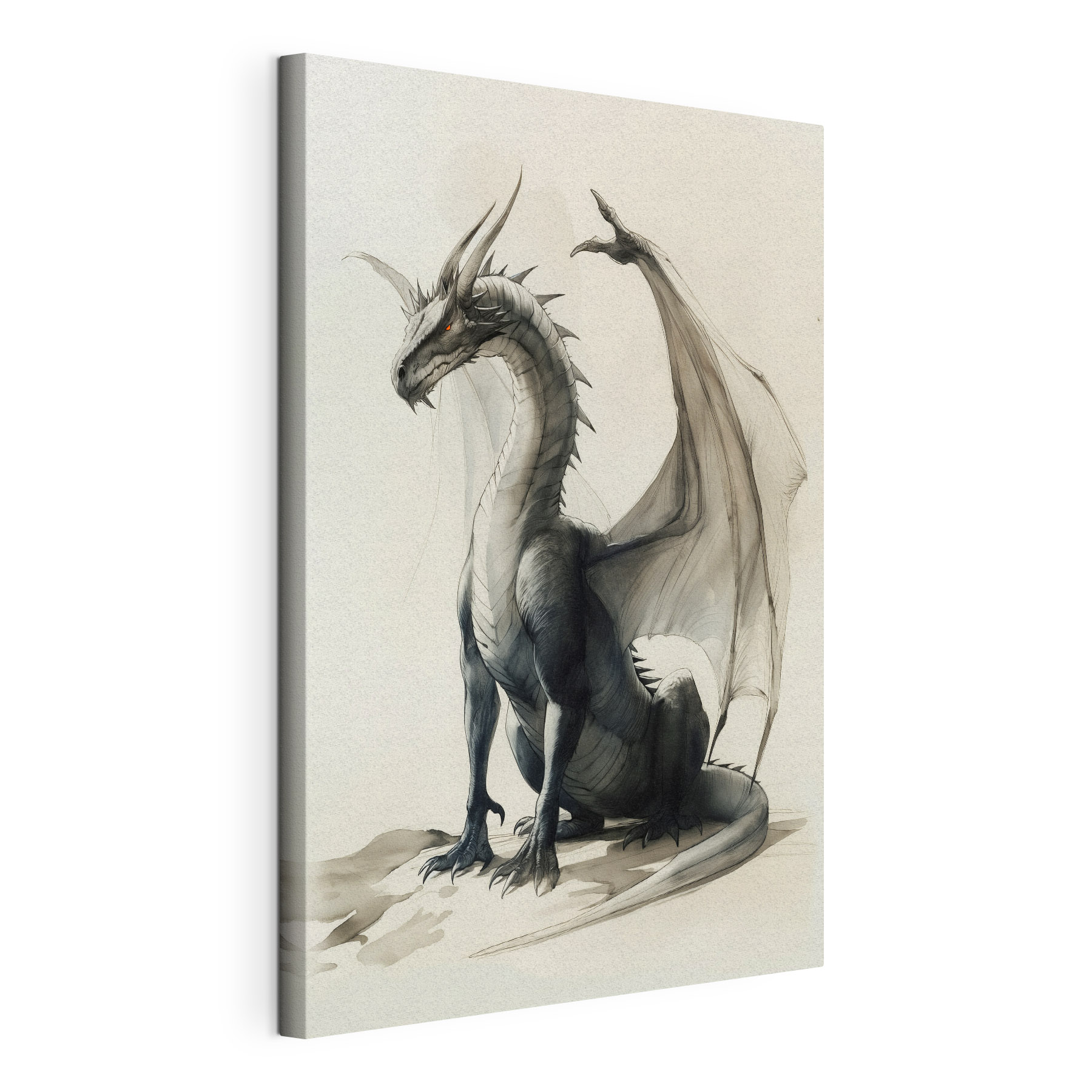 Drawing of a dragon Drawing of a dragon