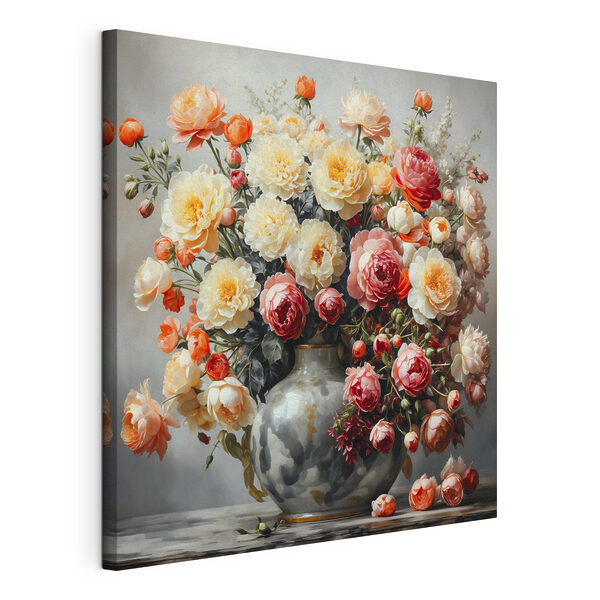 Vase of flowers on a table Vase of flowers on a table