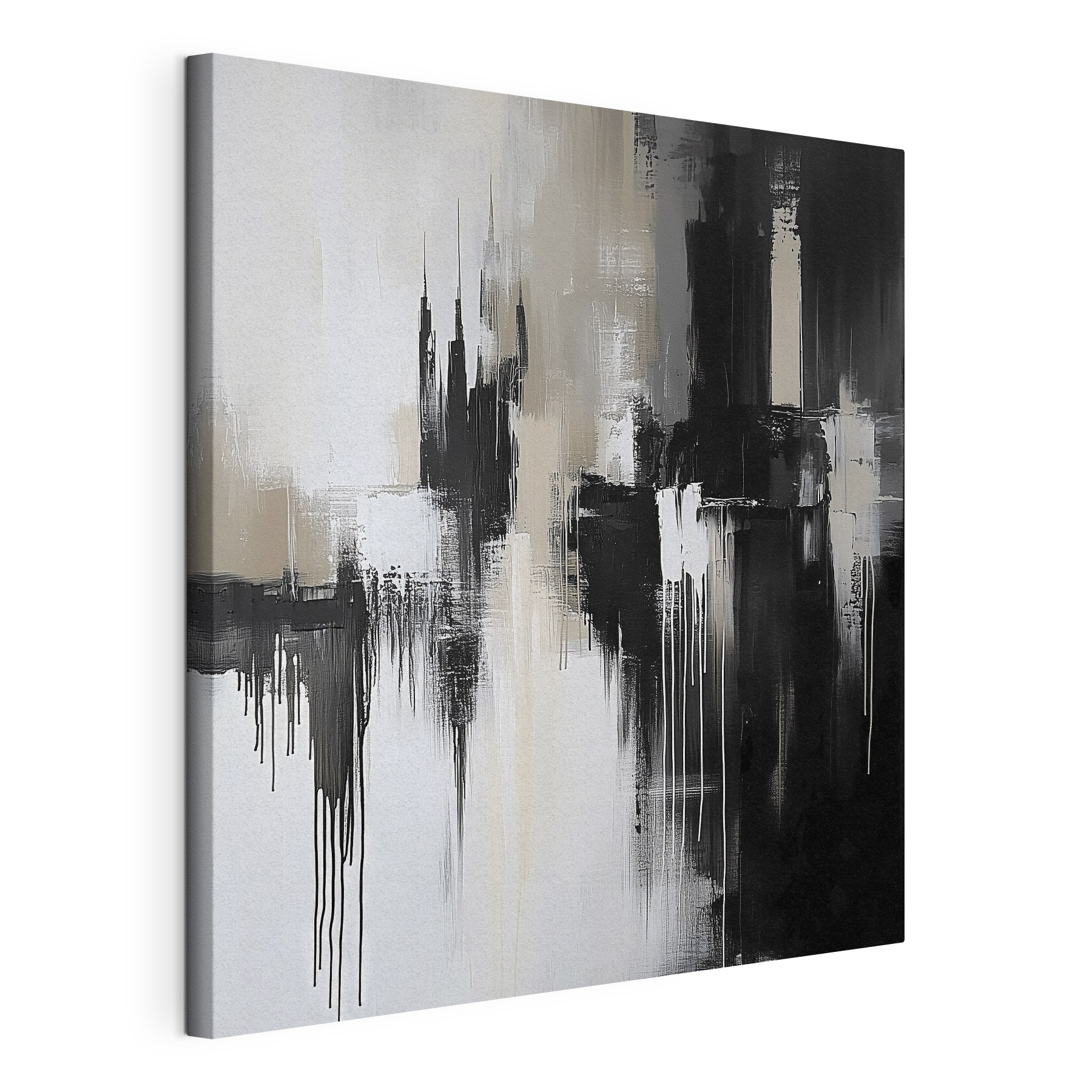 Black and white painting Black and white painting