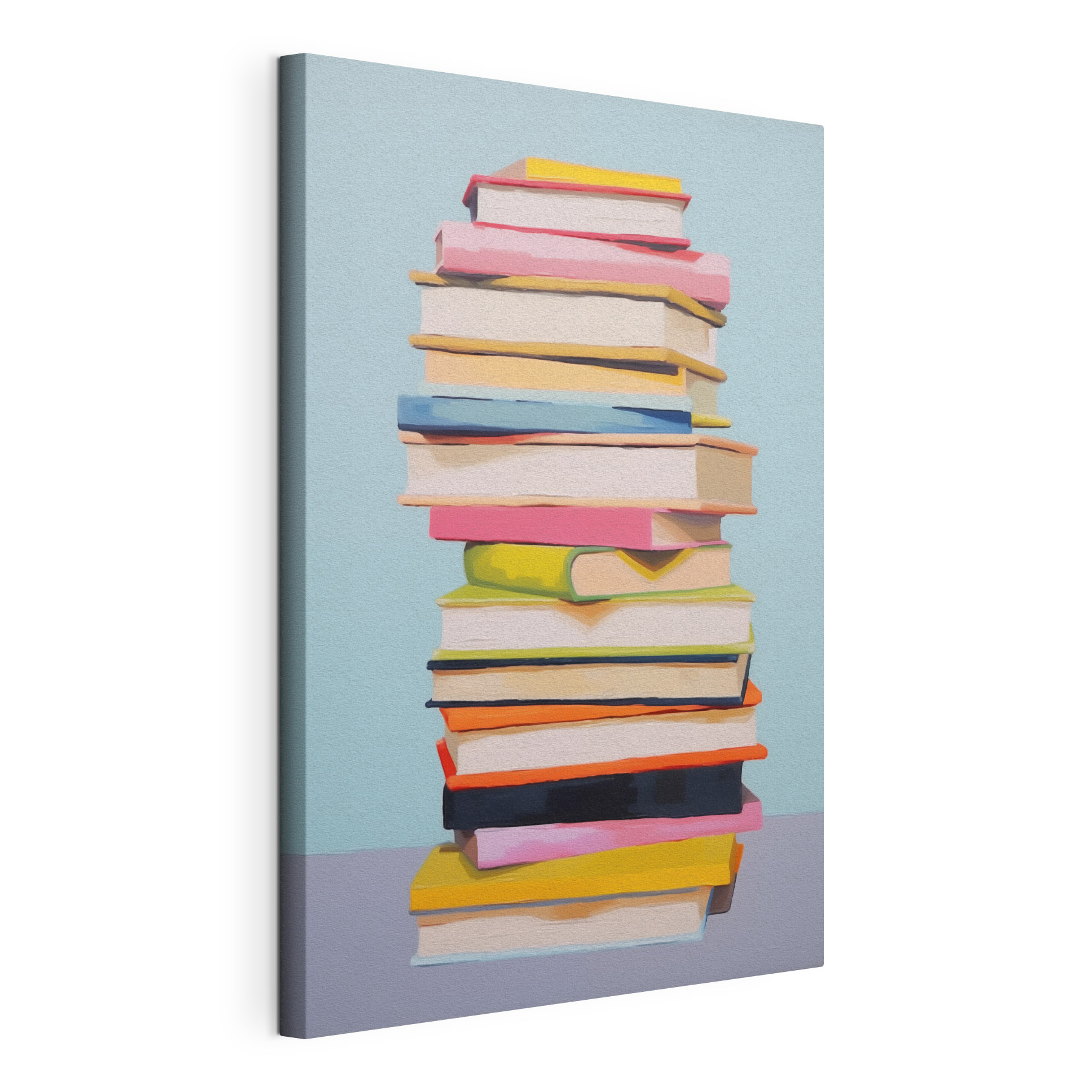 Stack of books on a table Stack of books on a table