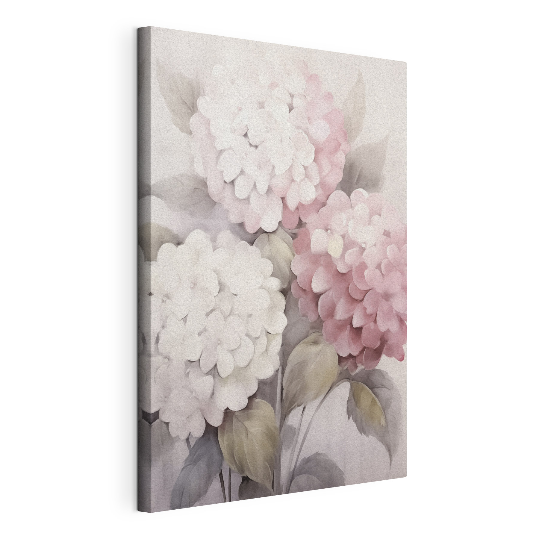 Painting of pink flowers