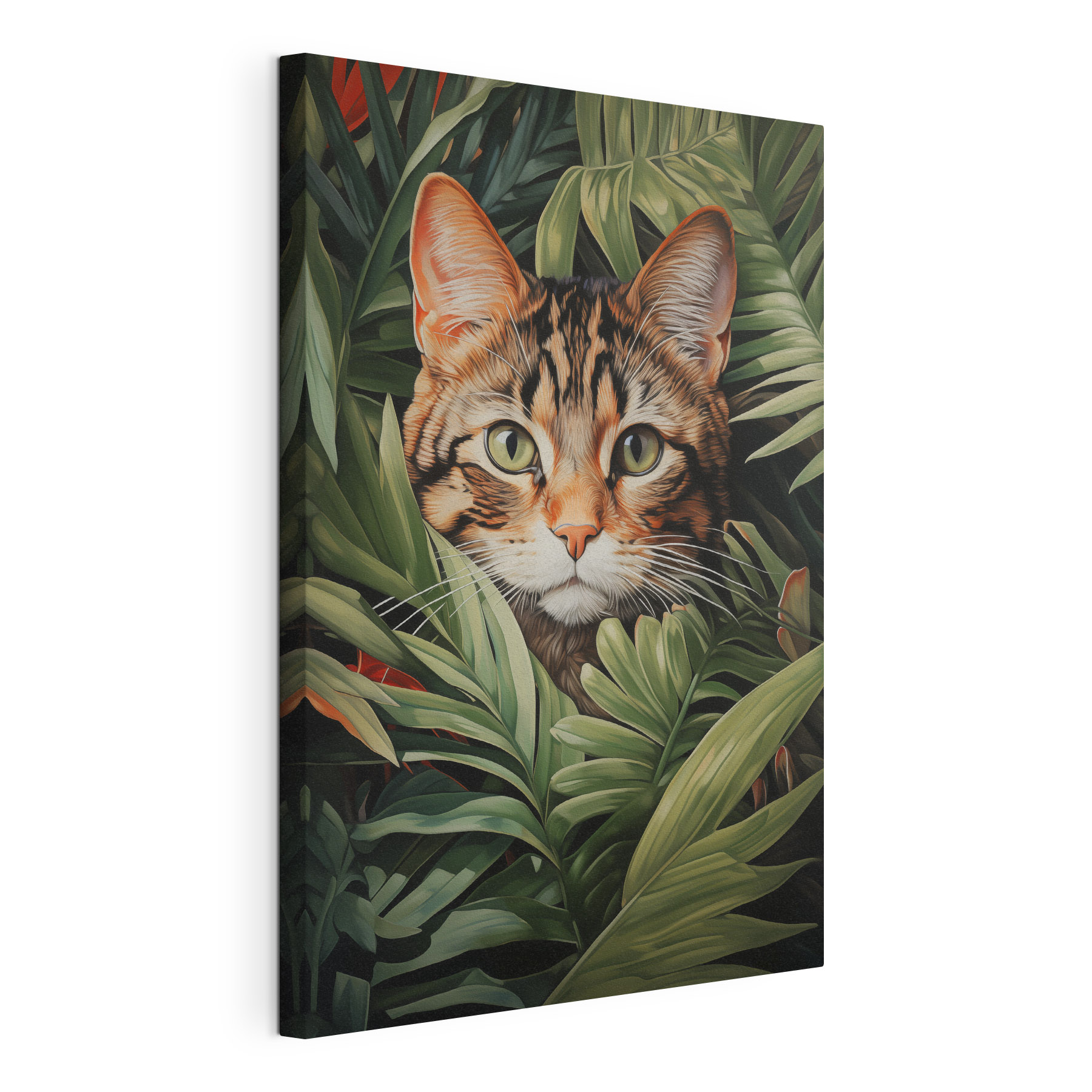 Cat in a jungle