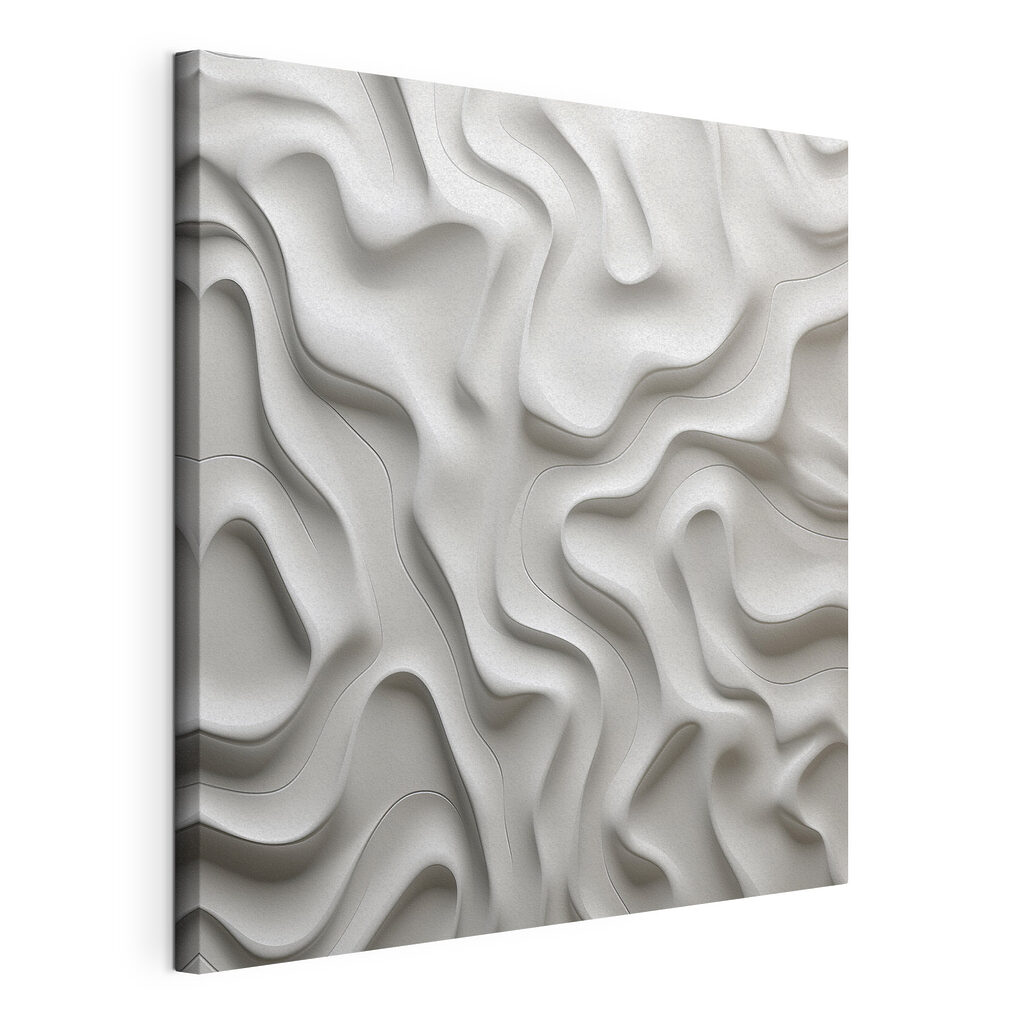 White surface with wavy lines