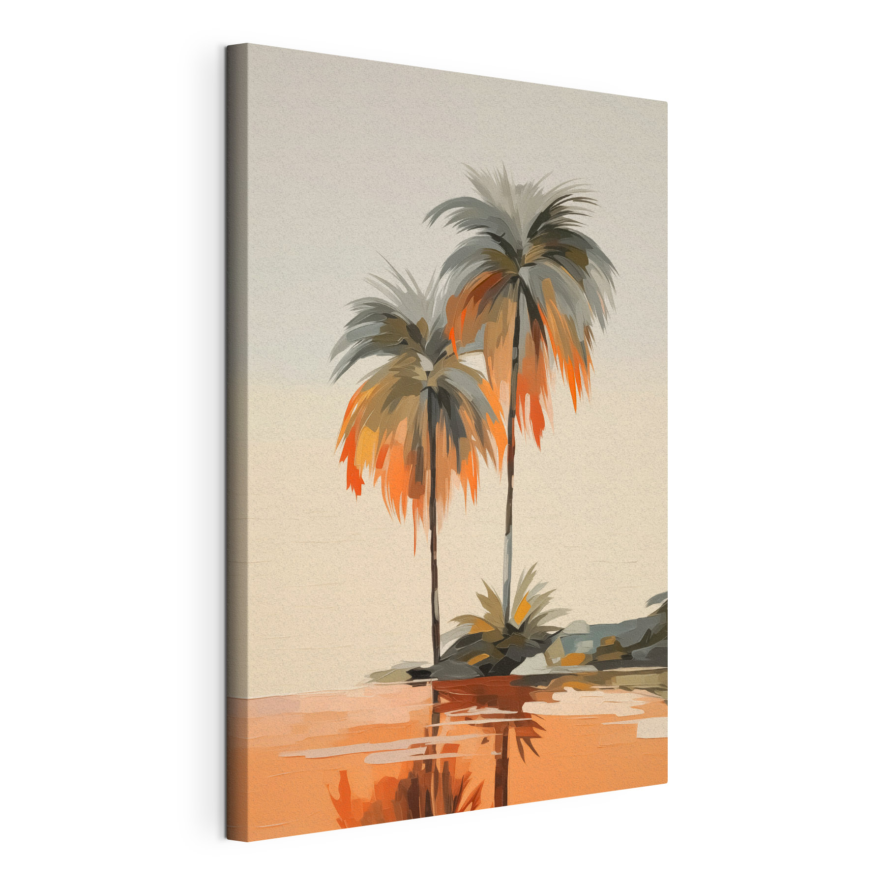 Palm trees on a beach