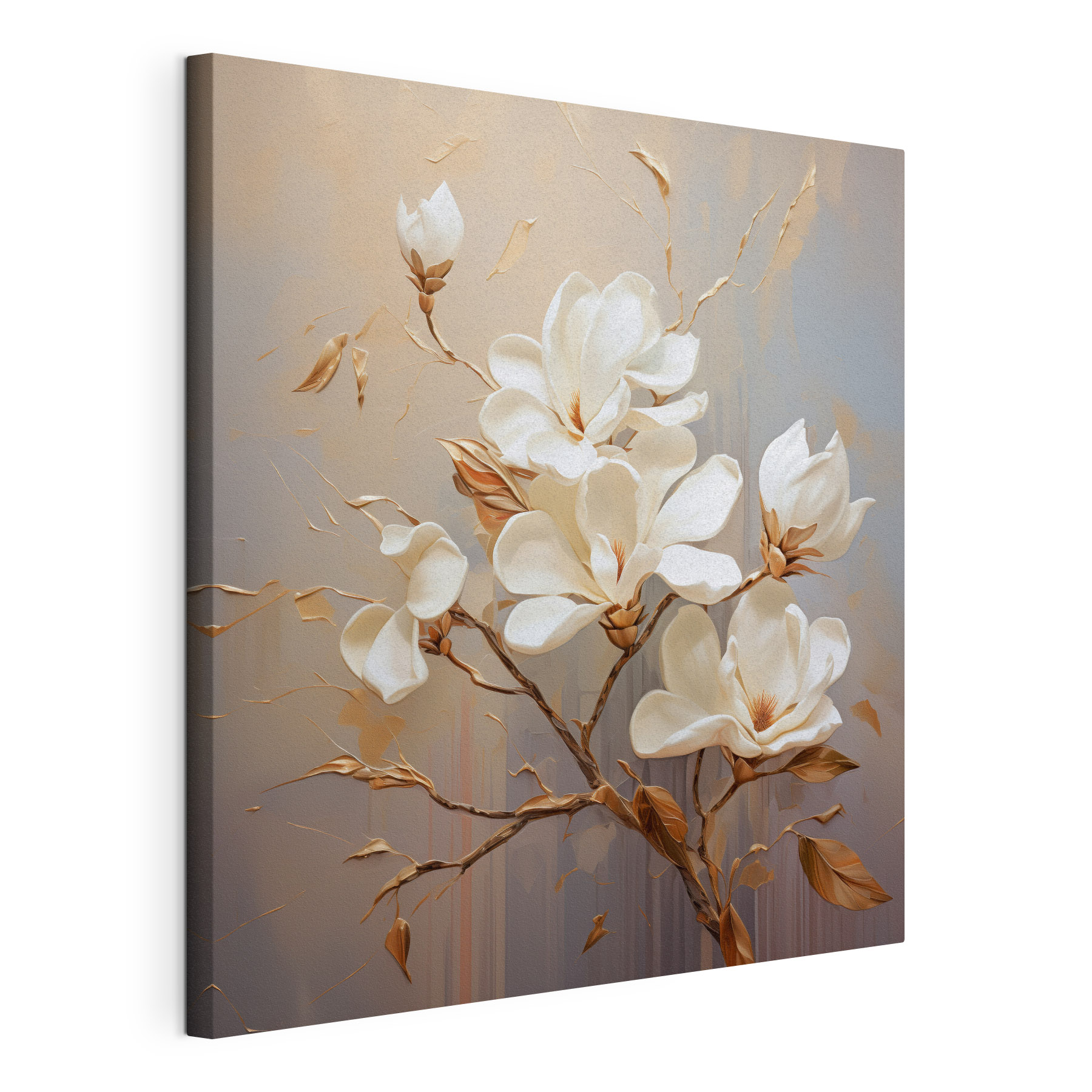 Painting of white flowers