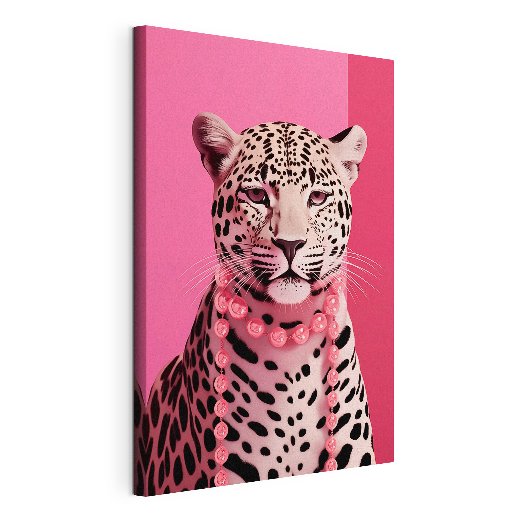 Leopard with a necklace Leopard with a necklace