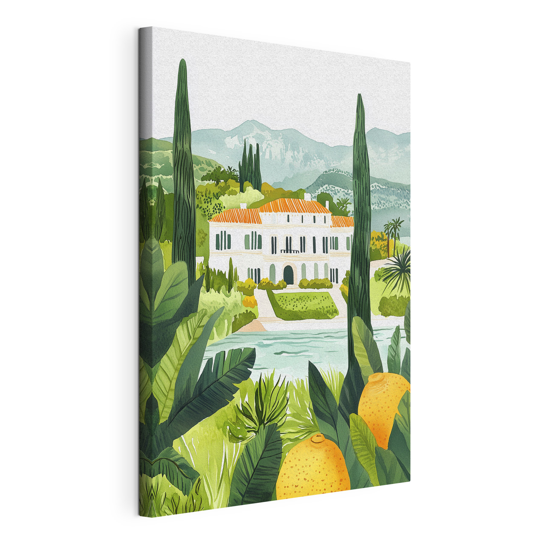 House with a pool and trees