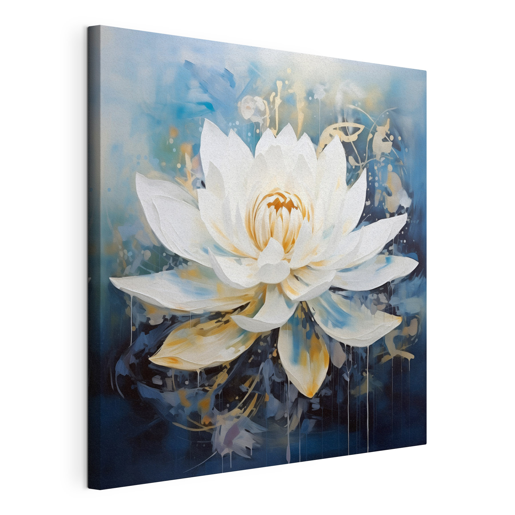 Painting of a white flower Painting of a white flower