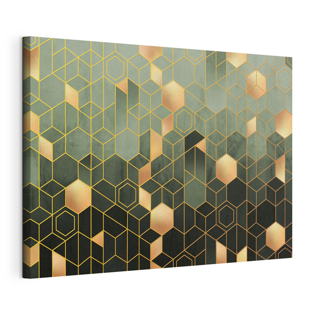 Pattern of hexagons and squares Pattern of hexagons and squares