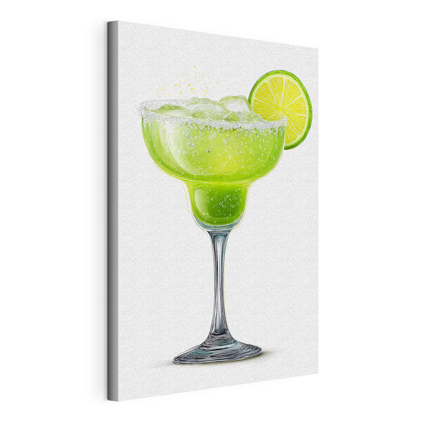 Obraz Sklenice s nápojem a plátkem limetky (Katalogové číslo: s48445) Obraz Obraz Sklenice s nápojem a plátkem limetky (Katalogové číslo: s48445)