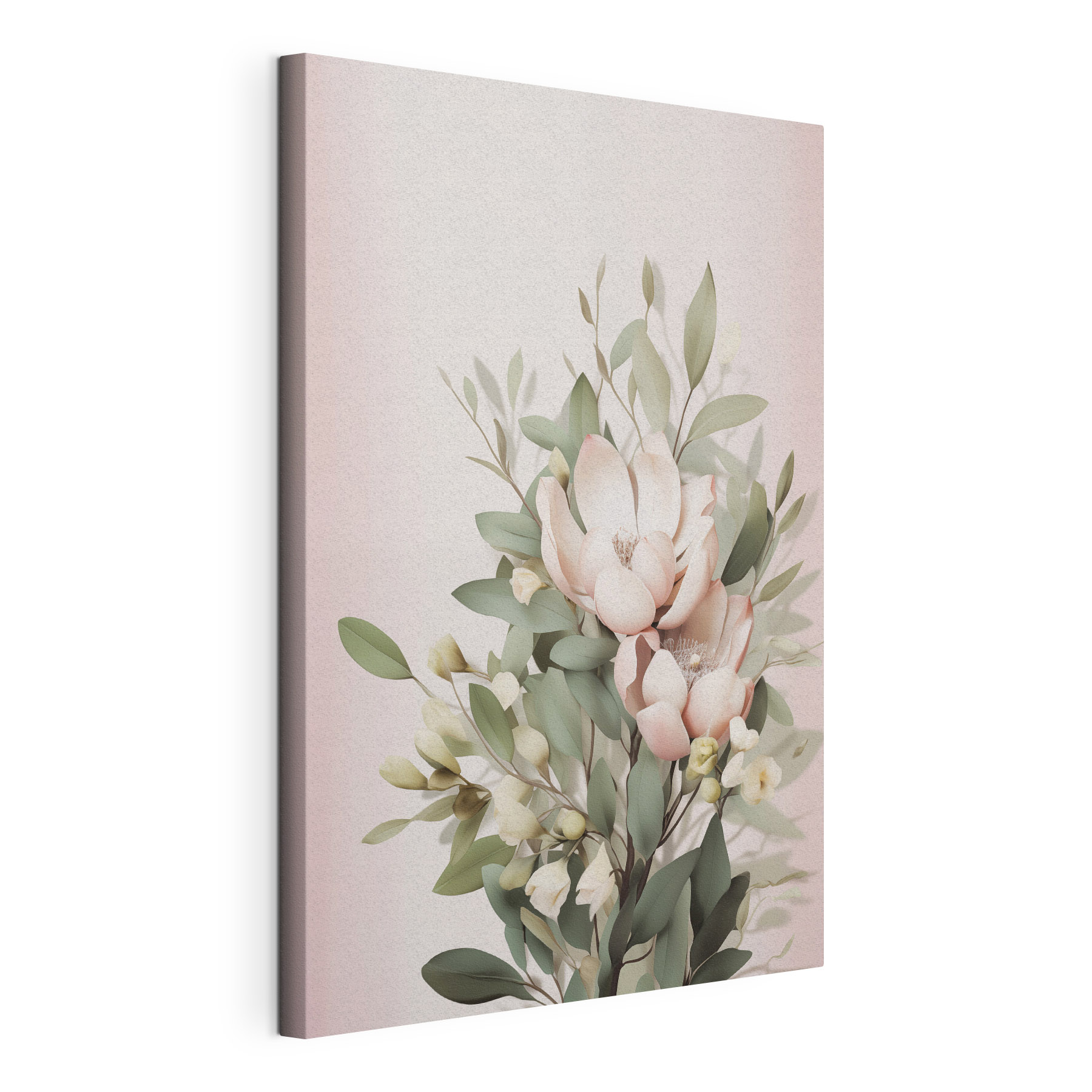 Delicate blooms in soft pastel hues