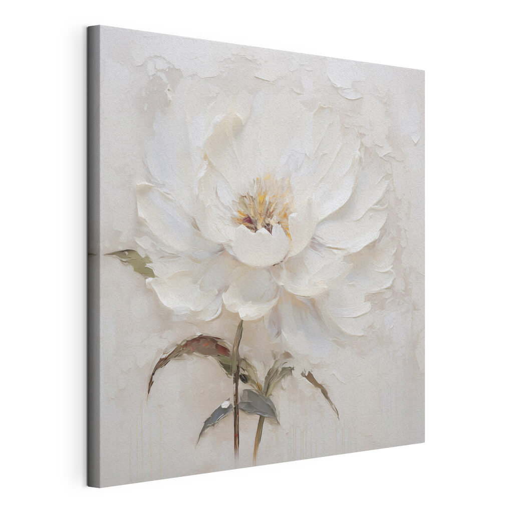 Painting of a white flower
