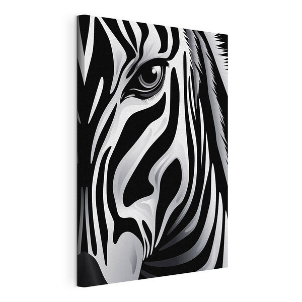 Obraz Majestátní zebra v černobílém stylu (Katalogové číslo: s48957) Obraz Obraz Majestátní zebra v černobílém stylu (Katalogové číslo: s48957)