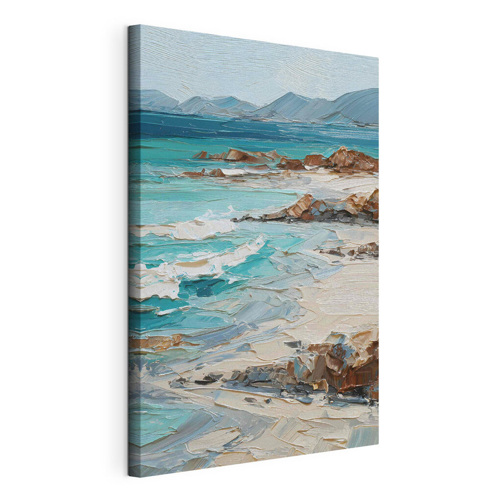 Painting of a beach