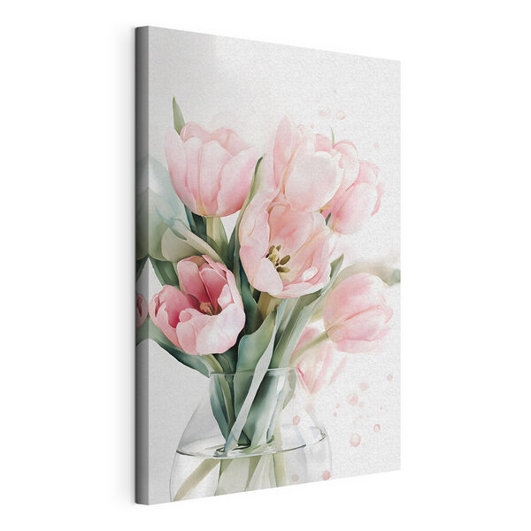 Obraz Obraz Kytice jemně růžových tulipánů (Katalogové číslo: s49225)