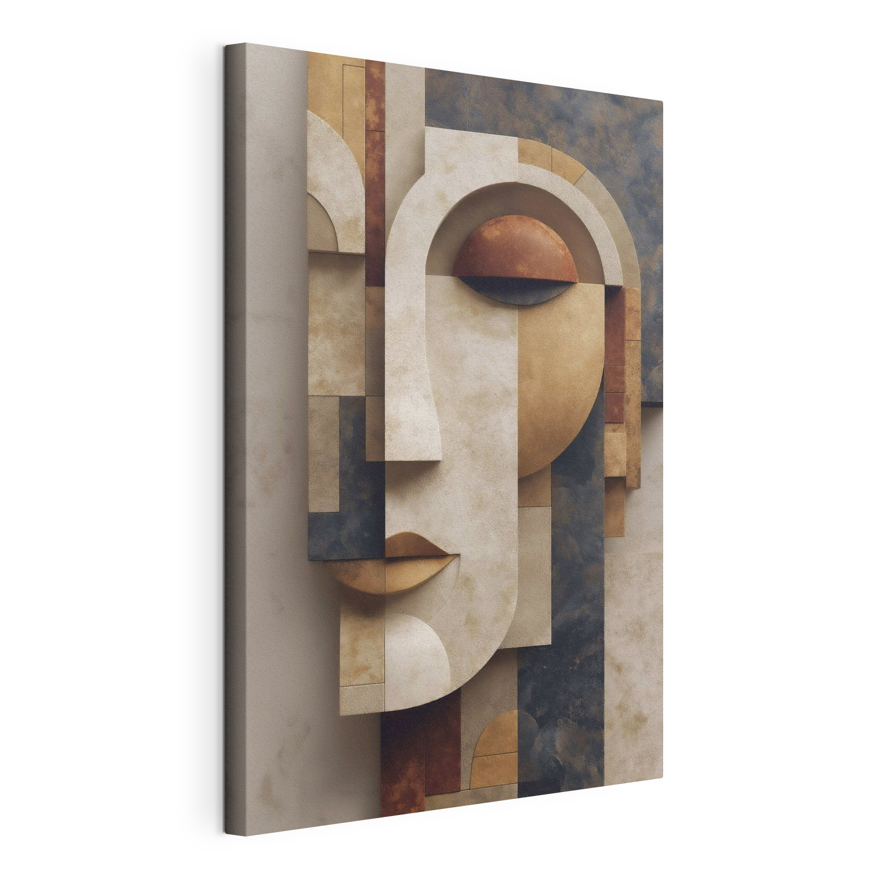 Face made out of stone