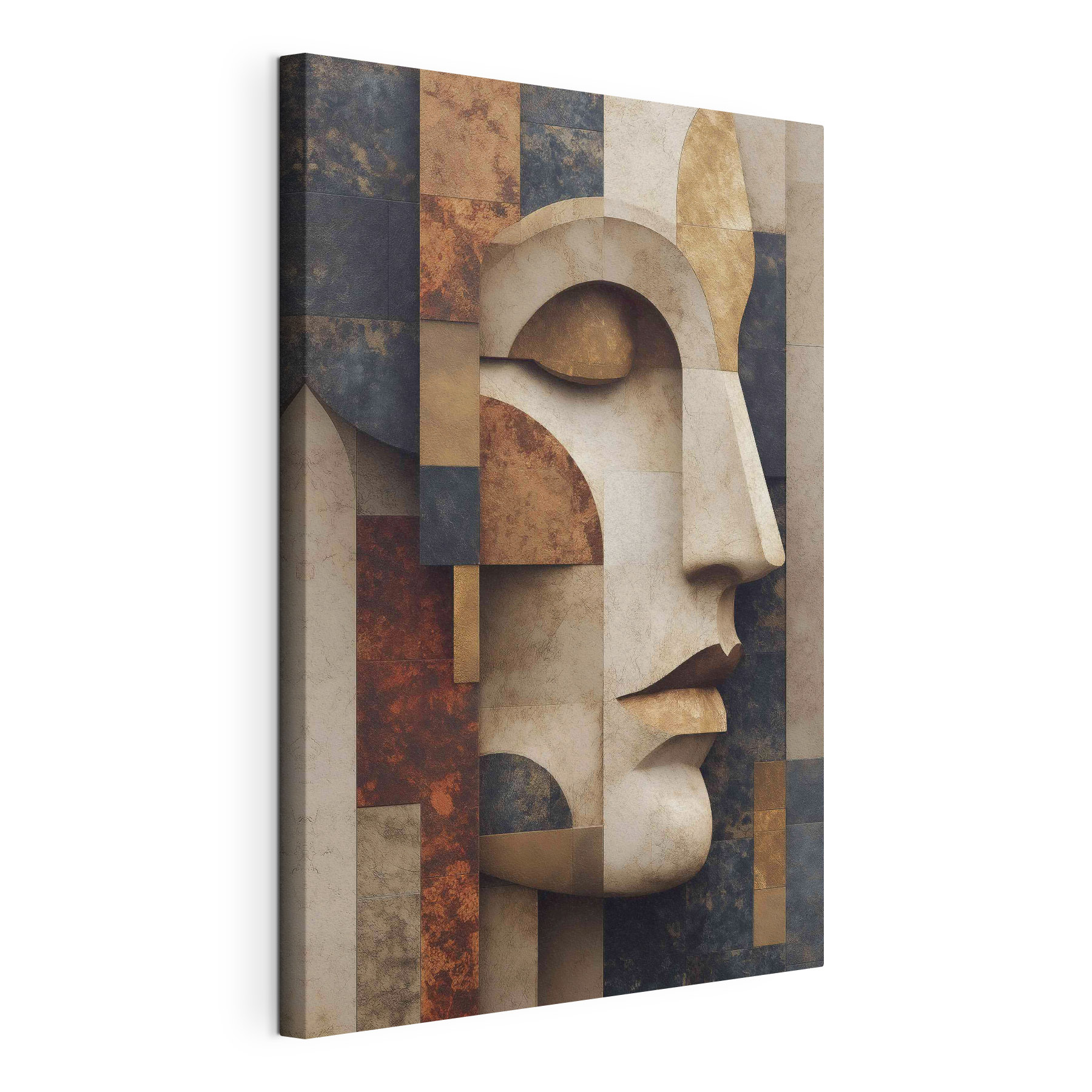 Face made out of stone