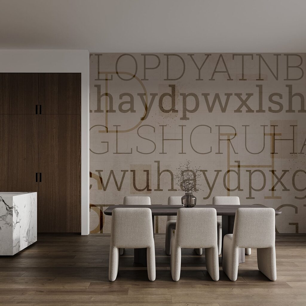Textové vzory různých velikostí a stylů