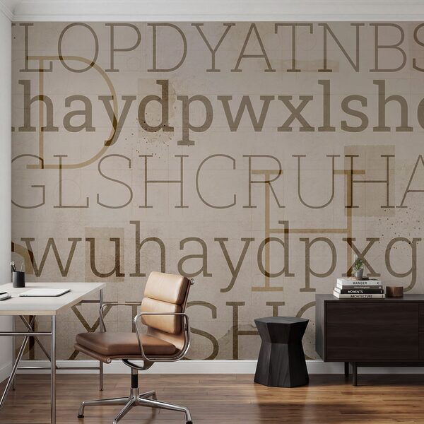 Textové vzory různých velikostí a stylů
