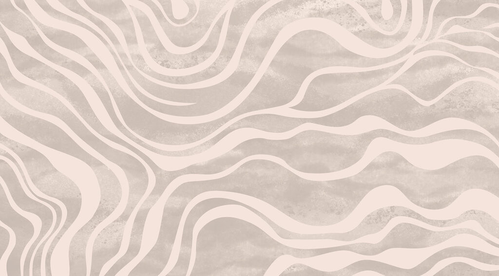 Flowing patterns in soft tones