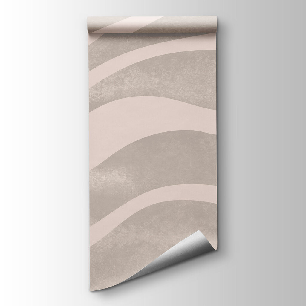 Flowing patterns in soft tones