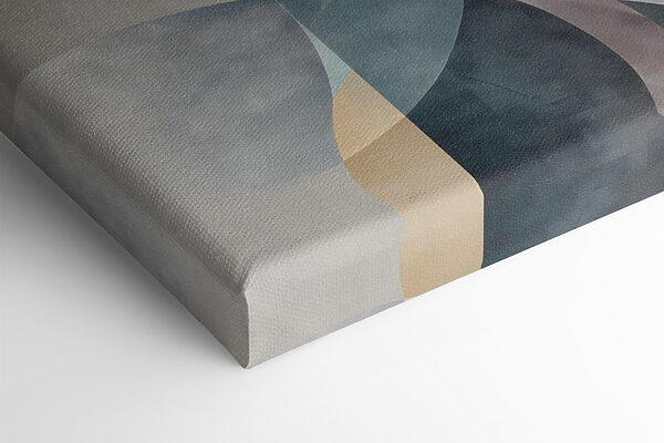 Abstract curves in soft hues