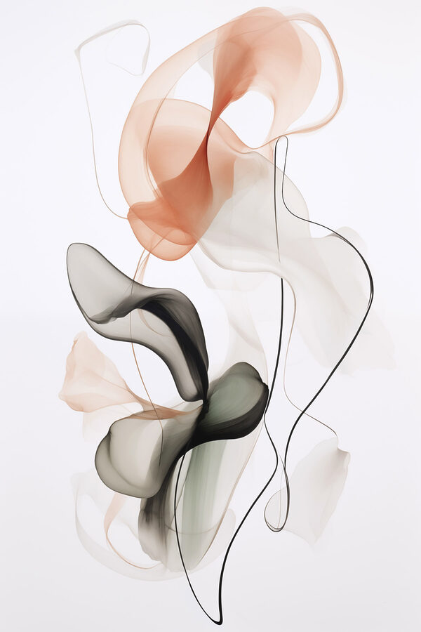 Delicate shapes in soft hues