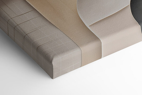 White and brown wall