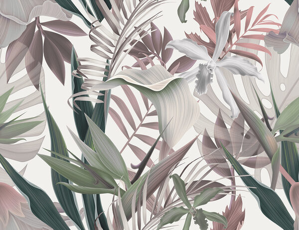 Gentle hues of nature's foliage