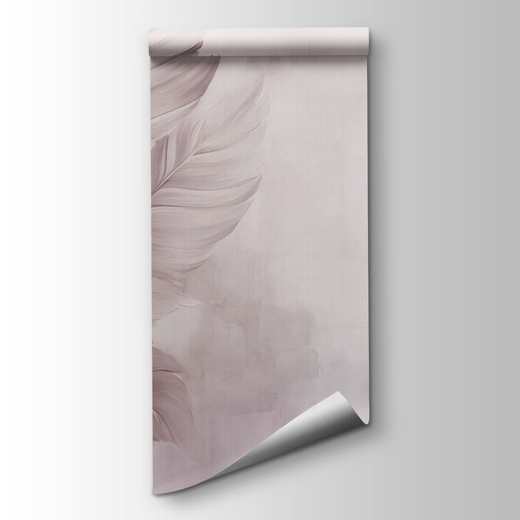 Gentle leaves in soft hues