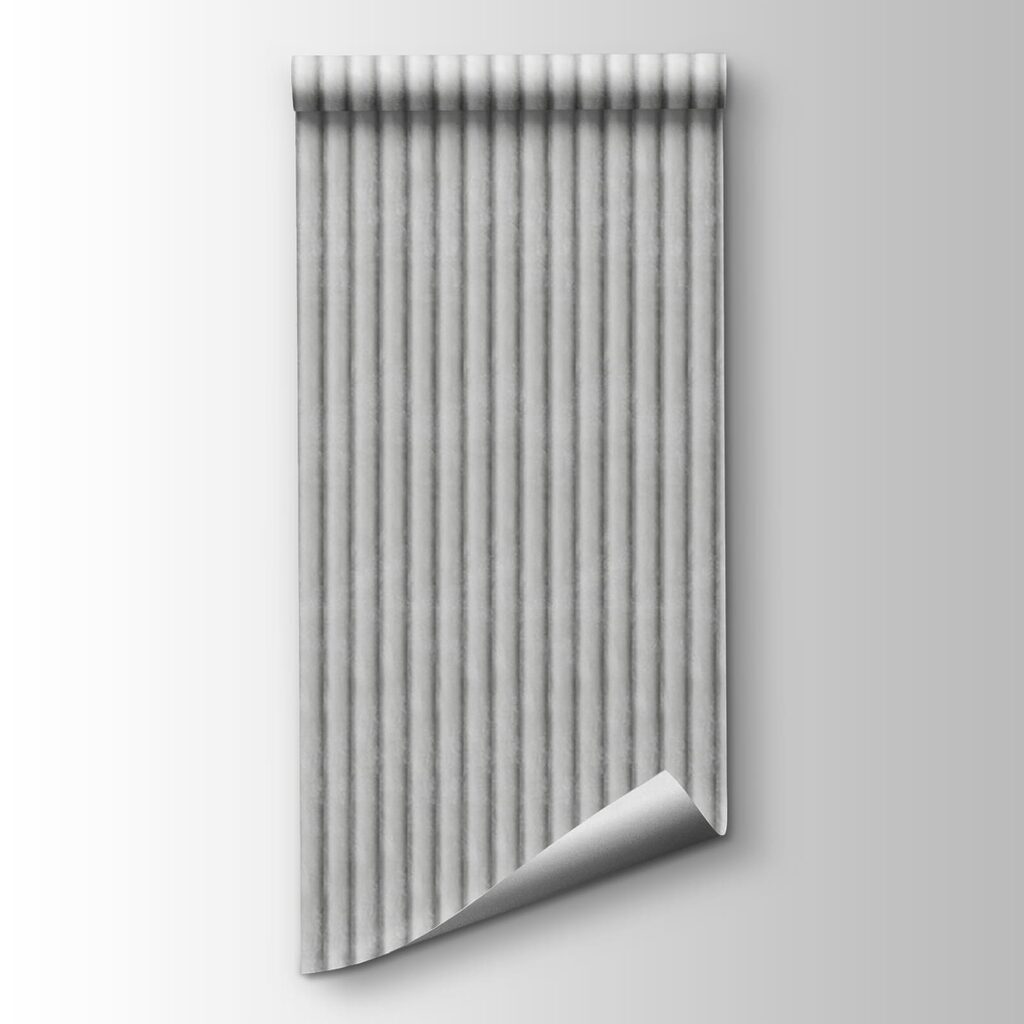 Minimalistic vertical line pattern design