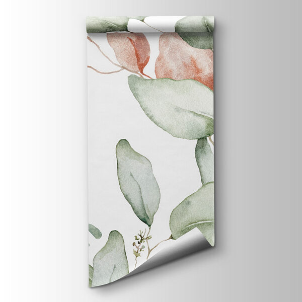Watercolor painting of leaves and branches Watercolor painting of leaves and branches