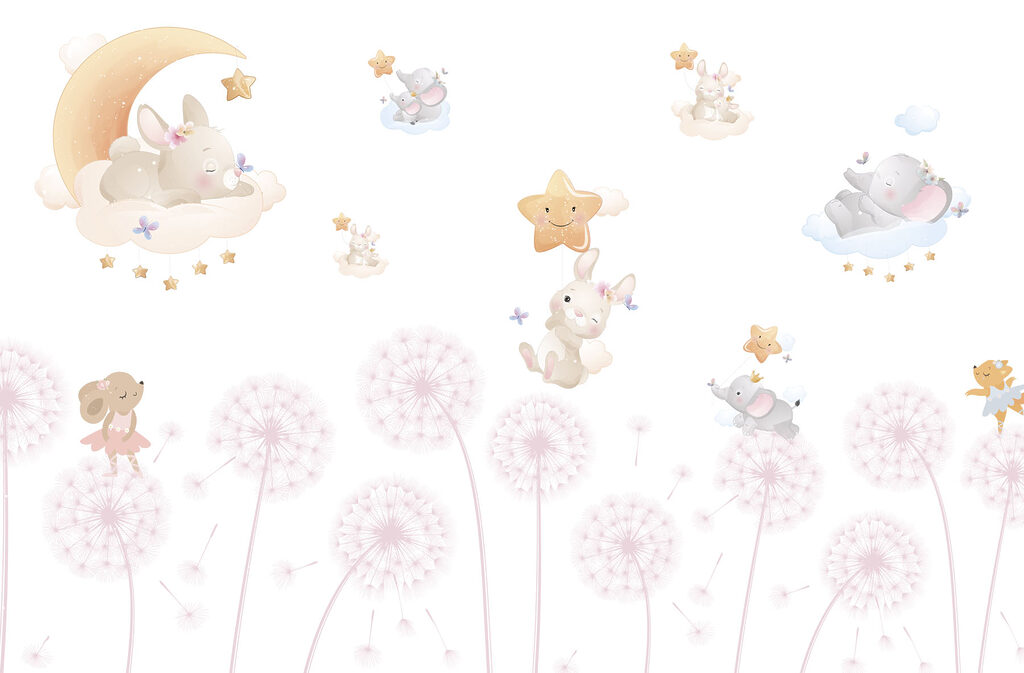 Group of animals flying in the air