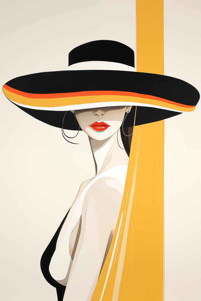 Woman wearing a hat Woman wearing a hat