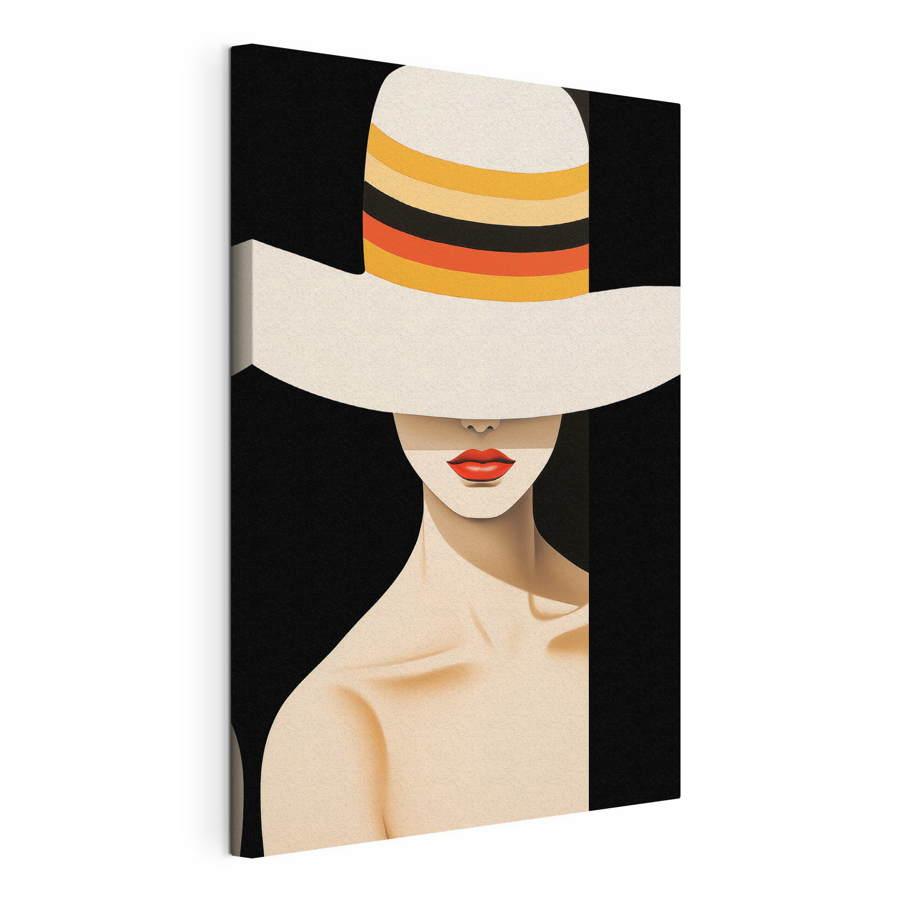 Woman wearing a hat Woman wearing a hat