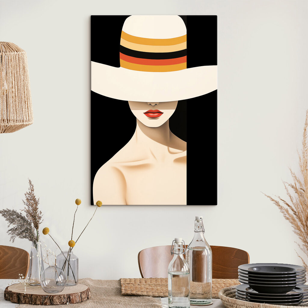 Woman wearing a hat Woman wearing a hat