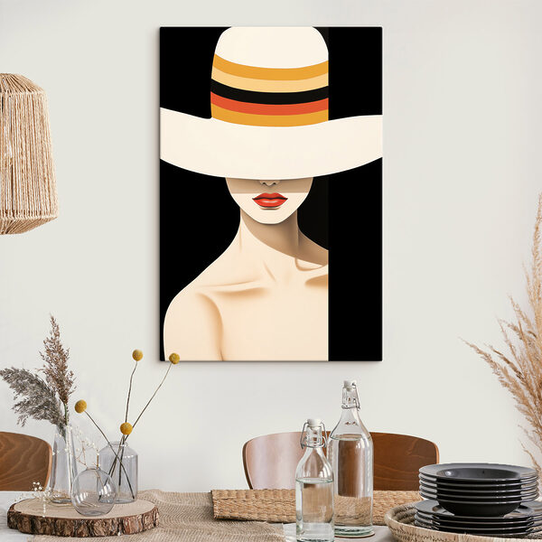 Woman wearing a hat Woman wearing a hat