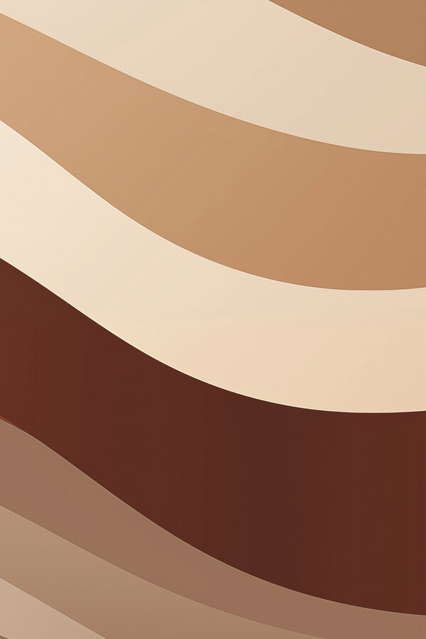 Brown and white wavy lines
