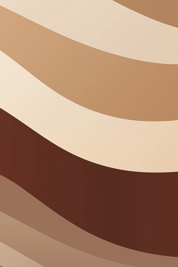 Brown and white wavy lines
