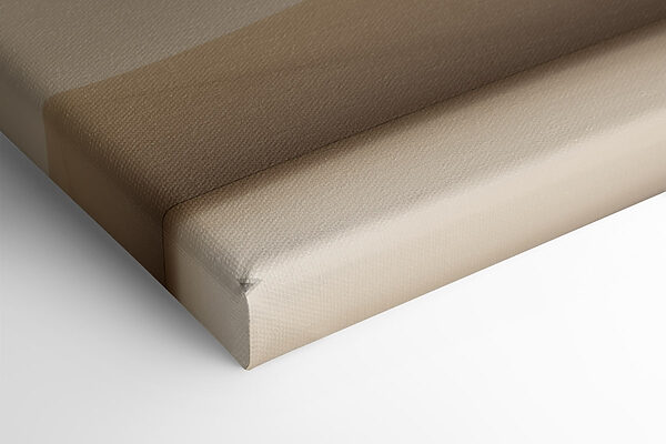White paper with a curved edge