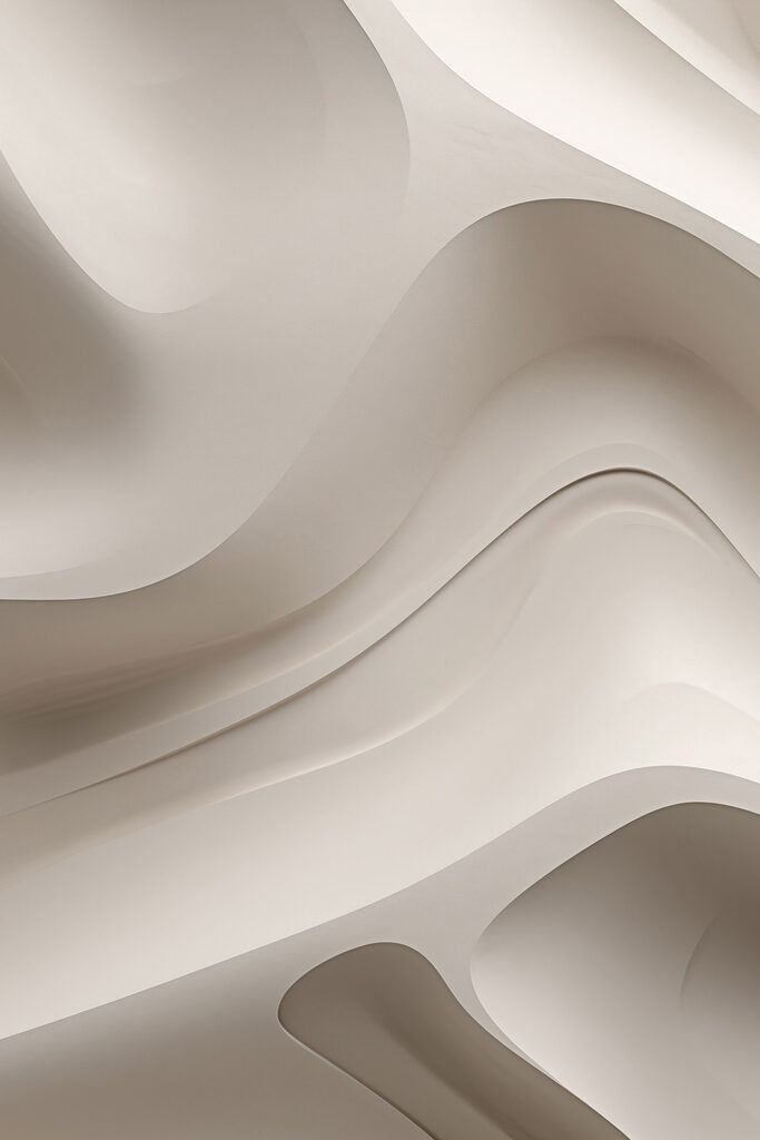 White and grey wavy background