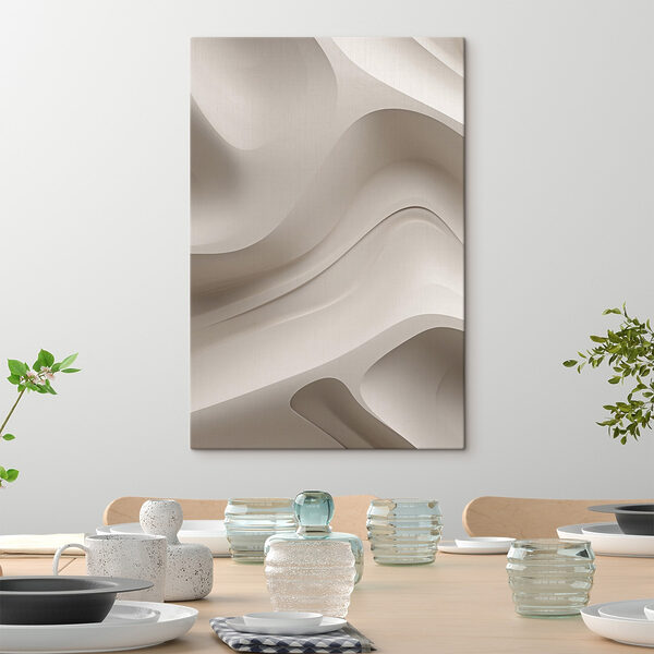 White and grey wavy background
