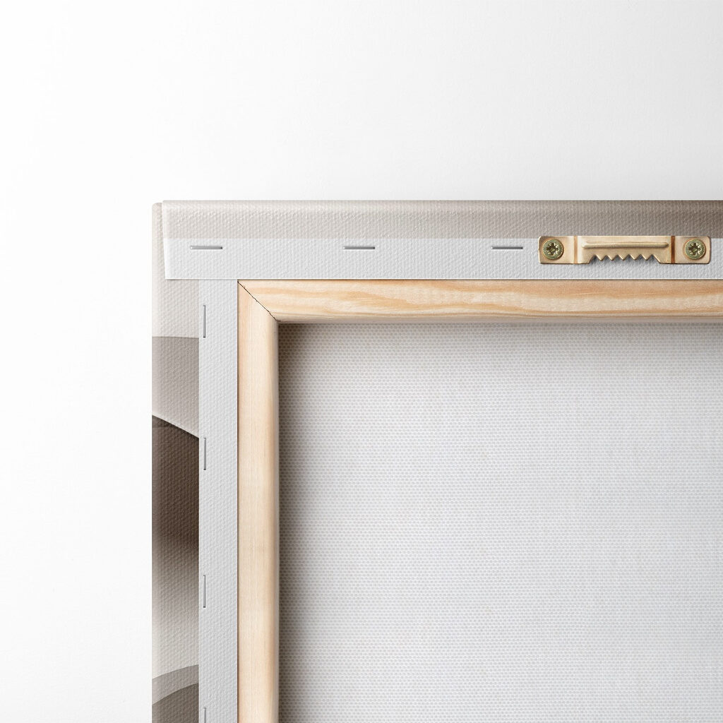 White wavy surface with a curved edge