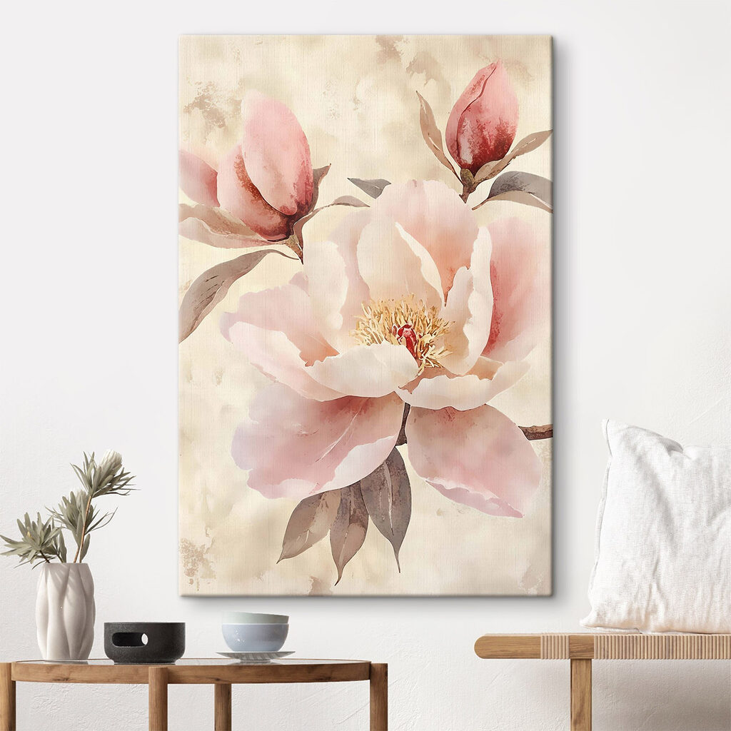Delicate petals in soft hues