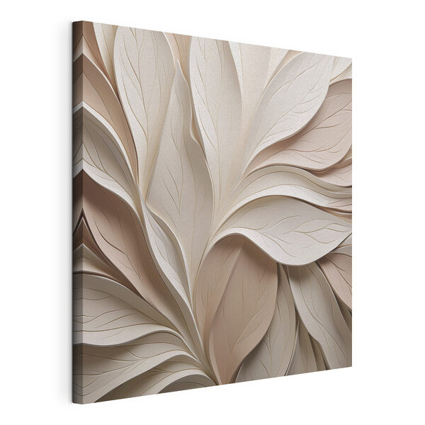Elegant layers of paper leaves design Elegant layers of paper leaves design