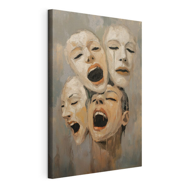 Group of people with masks