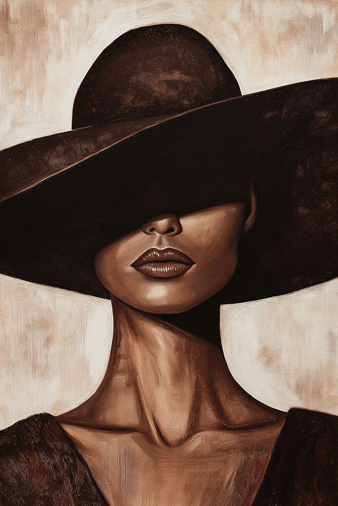 Woman wearing a hat
